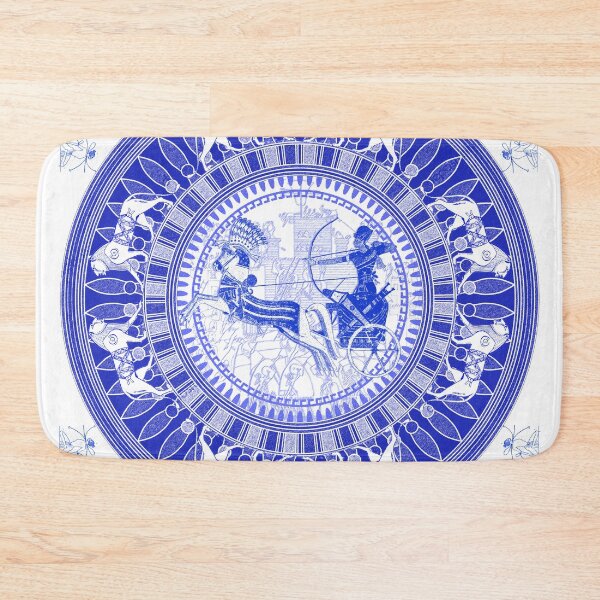 Item preview, Egyptian Blue and White Ramses (SPODE INSPIRED) designed and sold by Curtis Ryan Woodside Productions.