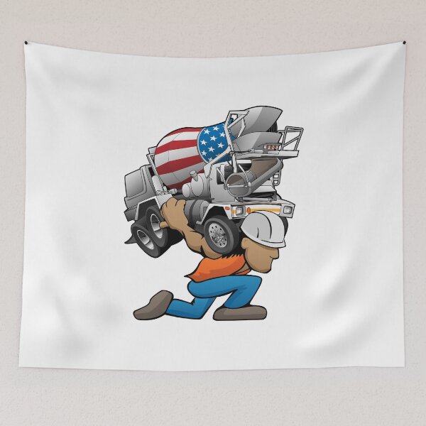 Item preview, Cement Truck Mixer Cartoon designed and sold by hobrath.