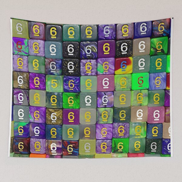 Item preview, Wall of d6's designed and sold by BoxMountain.