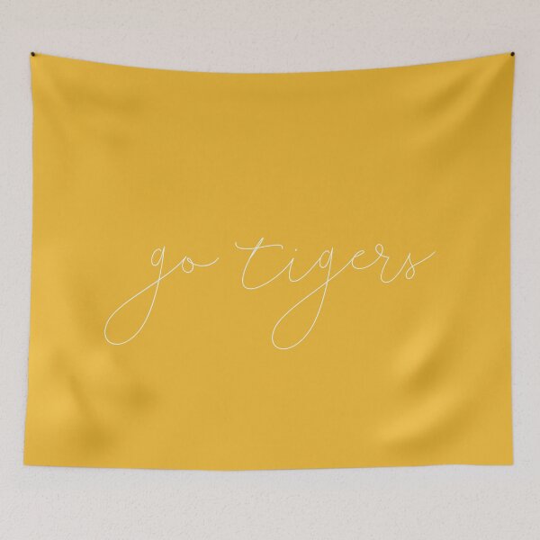 Item preview, go tigers (white & gold) designed and sold by aflanders30.