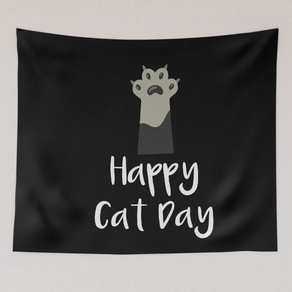 Item preview, Happy Cat Day designed and sold by Ela-Designer.