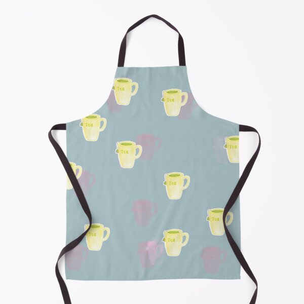 Item preview, Tea Time Pattern (light blue version) designed and sold by ElmLenonn.