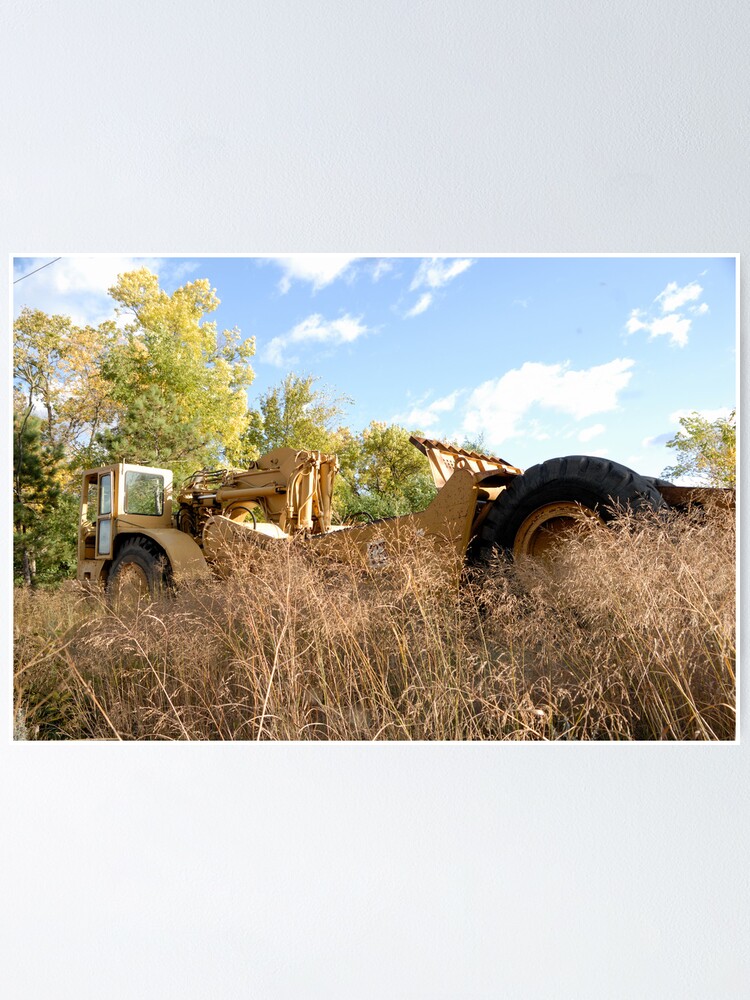 Thumbnail 1 of 3, Poster, Land Grader parked in the grass designed and sold by JoeySkamel.