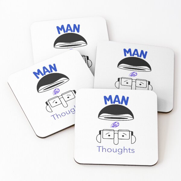 Item preview, Man Brain Thoughts Football designed and sold by Got-Ya-Bak.