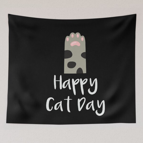 Item preview, Happy Cat Day designed and sold by Ela-Designer.