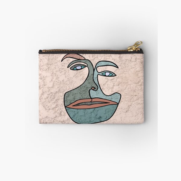 Item preview, Green Face design on a light rose background. decorating, interiors designed and sold by jayne0524.