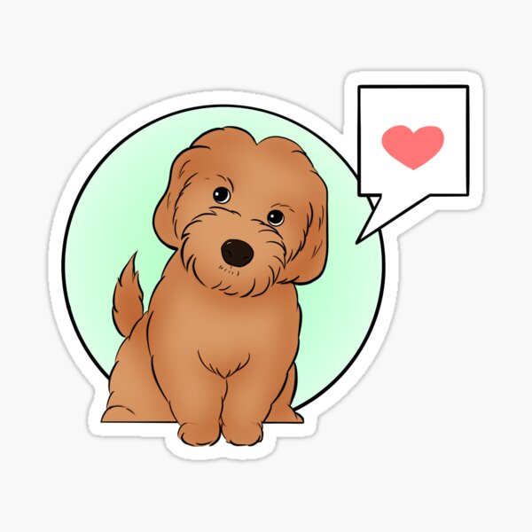 Little Labradoodle Sticker