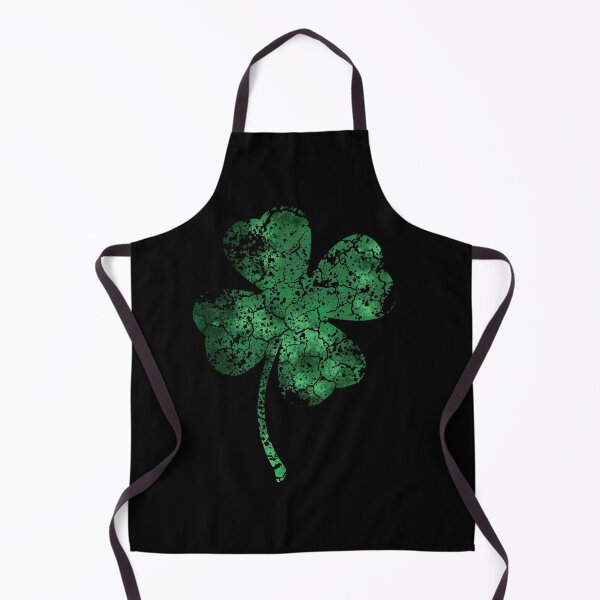 Artikelvorschau, St. Patrick's Day Distressed Green Four Leaf Clover, Lucky Charm entworfen und verkauft von MarinaBDesigns.