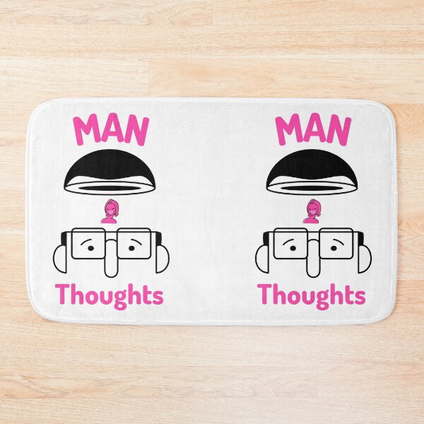 Item preview, Man Brain Thoughts women designed and sold by Got-Ya-Bak.