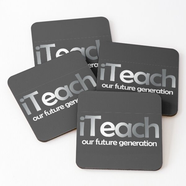 Item preview, iTeach our Future Generation teachers shirt and sticker designed and sold by HebHenderson.