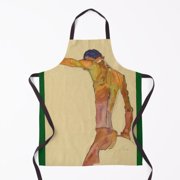 Item preview, Egon Schiele - Standing Male Nude With Arm Raised, Back View designed and sold by artcenter.