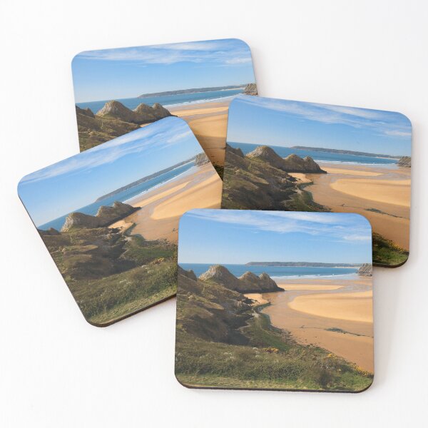 Item preview, Three Cliffs Bay Beach designed and sold by bitm2007.