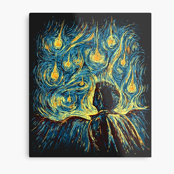 Angels, They're Falling (Supernatural) Metal Print