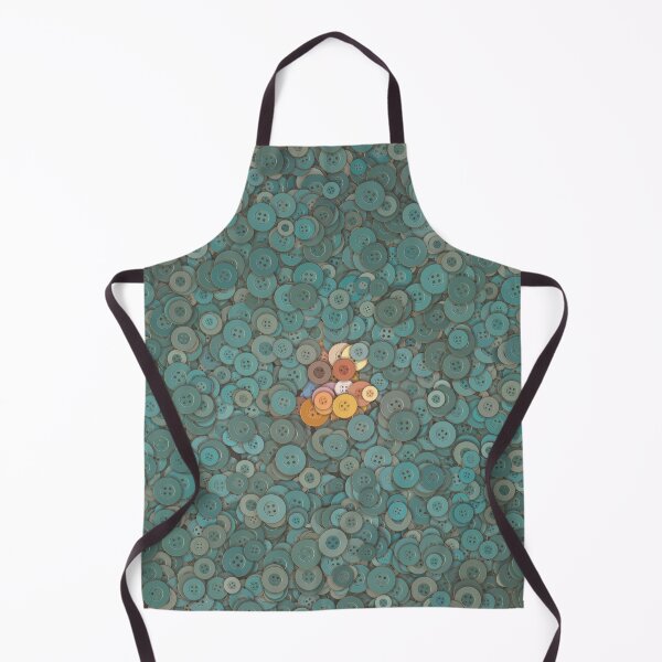 Item preview, buttons fantasy blue lake designed and sold by Filigranas Digitales.