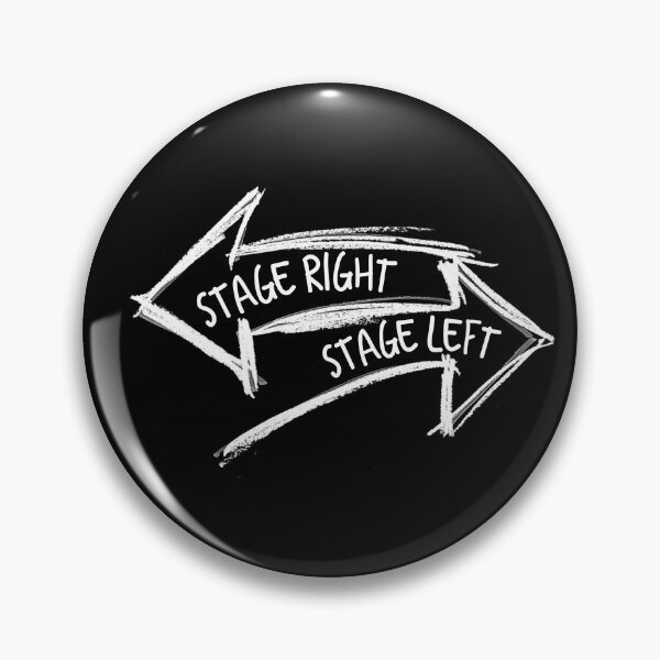 Item preview, Stage Left Stage Right Funny Theater Nerd Stage Crew Gift designed and sold by carlhunt99.
