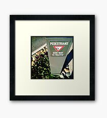 Pedestrians Framed Print