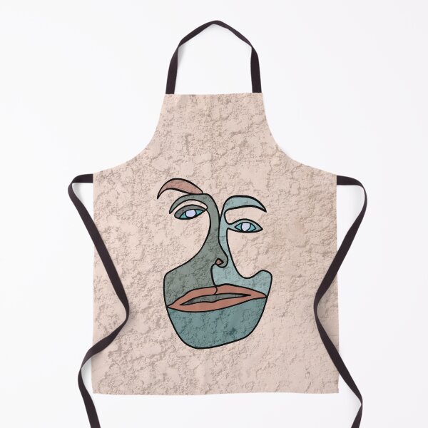 Item preview, Green Face design on a light rose background. decorating, interiors designed and sold by jayne0524.
