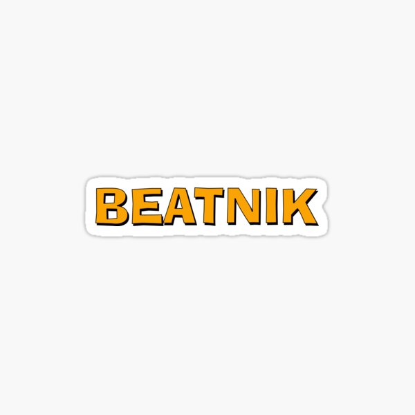 Beatnik sticker Sticker