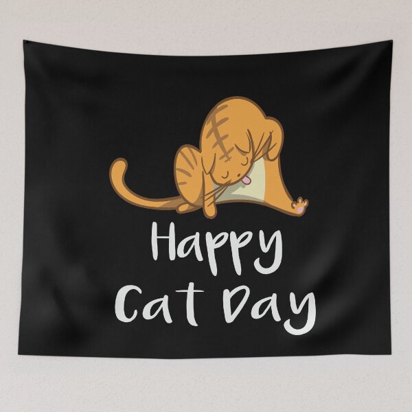 Item preview, Happy Cat Day designed and sold by Ela-Designer.