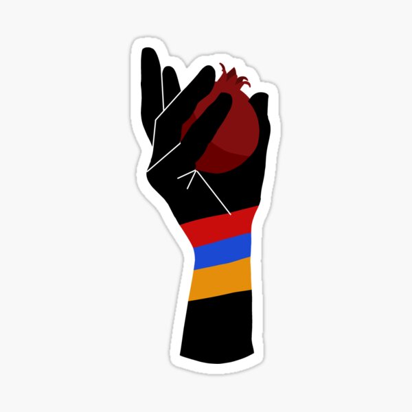 Item preview, Armenian Hand With Pomegranate designed and sold by cqndyart.
