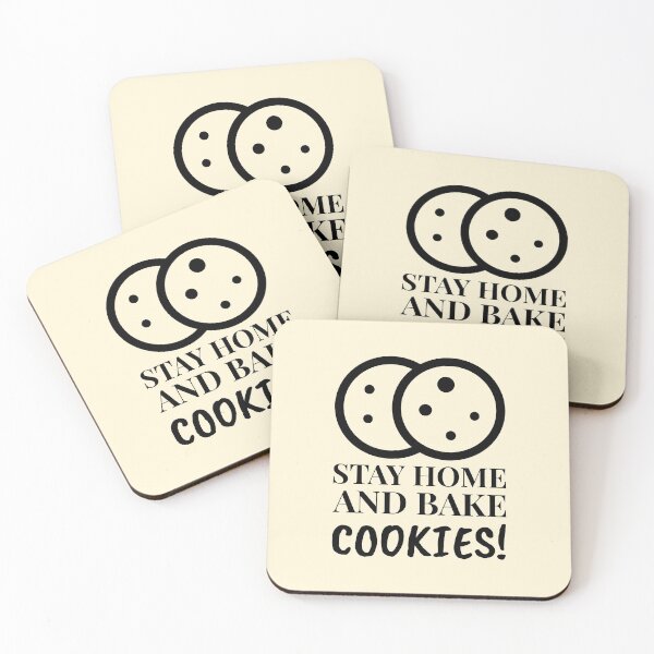 Item preview, Stay Home And Bake Cookies Sweet Pair designed and sold by Telle Garcia.