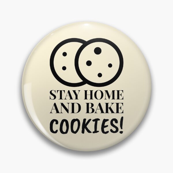 Item preview, Stay Home And Bake Cookies Sweet Pair designed and sold by Telle Garcia.