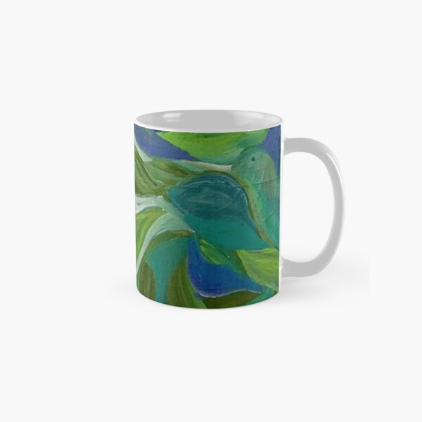 A Hummingbird Flew Into My Painting Classic Mug