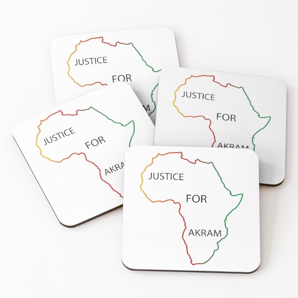 Item preview, justicia para akram continente africano designed and sold by WilliamsGFX.