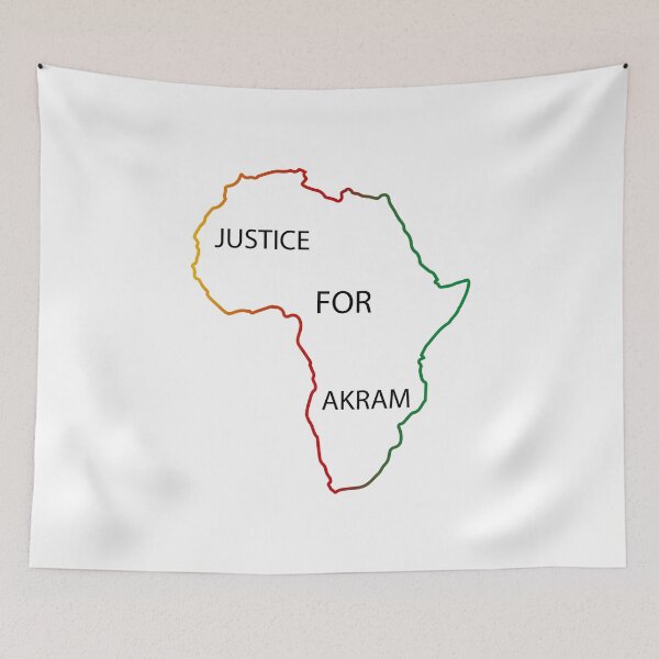 Item preview, justice for akram african continent designed and sold by WilliamsGFX.