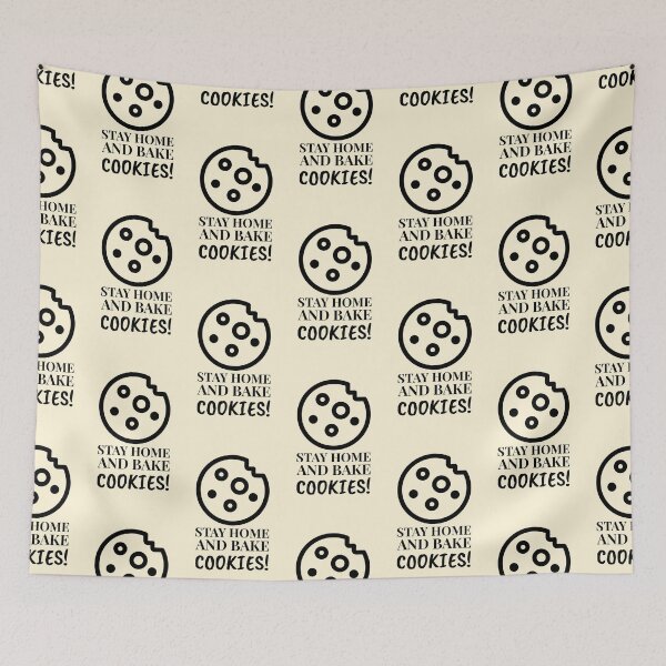 Item preview, Stay Home And Bake Cookies Nibble designed and sold by Telle Garcia.