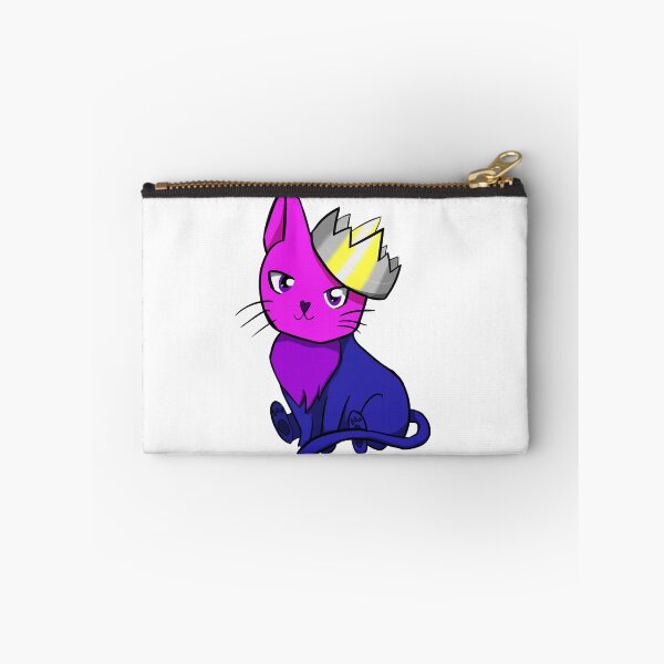 Item preview, Bisexual Demigender Pride Cat designed and sold by LunarDoodles.
