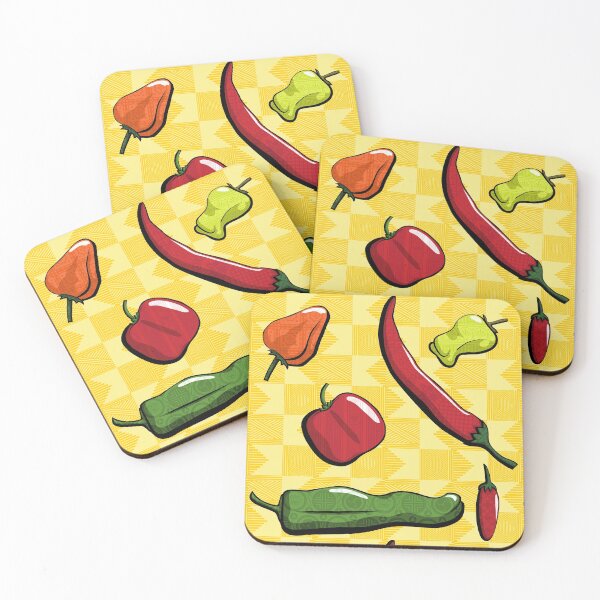 Item preview, A World of Chili Peppers designed and sold by Valerie Bennett.