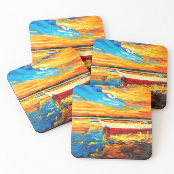 Item preview, Boat in Ocean designed and sold by Ethiyo.