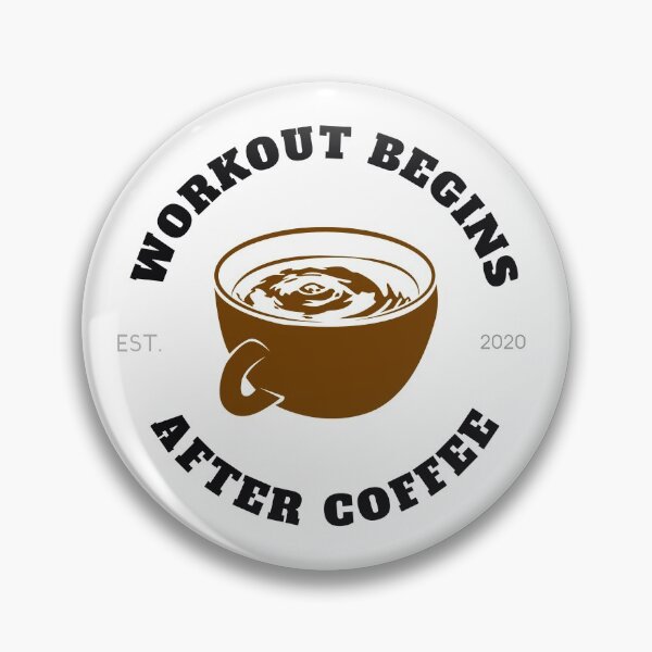 Item preview, workout begins after coffee designed and sold by fizi40.