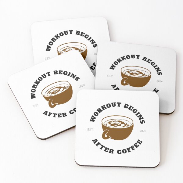 Item preview, workout begins after coffee designed and sold by fizi40.