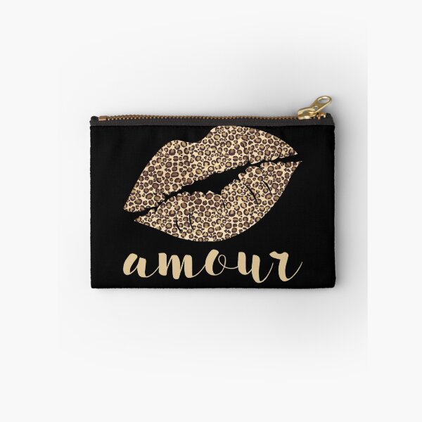 Item preview, Amour (love) French Leopard Print Lips designed and sold by DavJen.