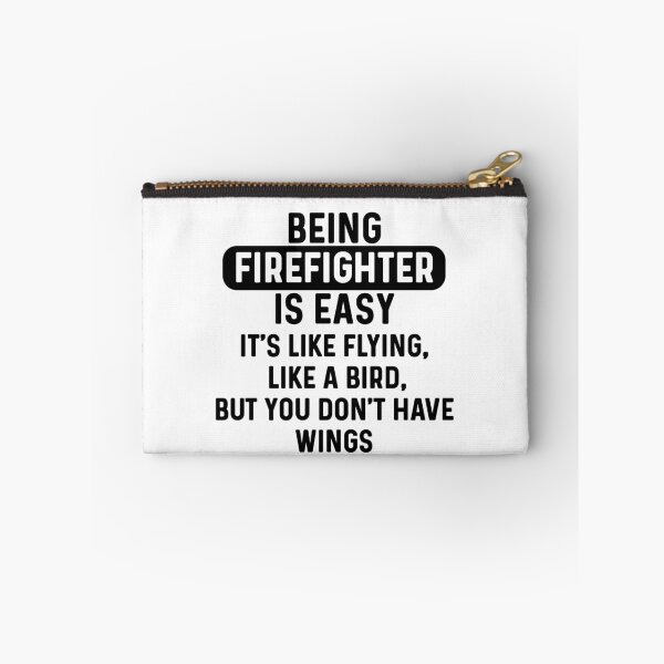 Item preview, Being firefighter is easy. humorous quote designed and sold by bumperapparels.