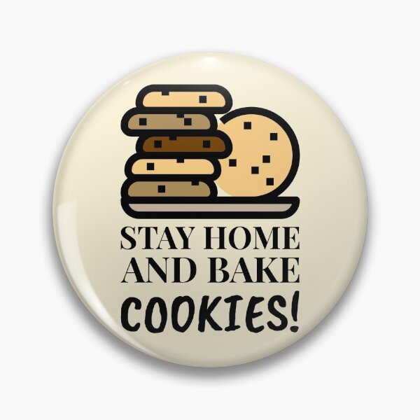 Item preview, Stay Home And Bake Cookies Cute Plate Full designed and sold by Telle Garcia.