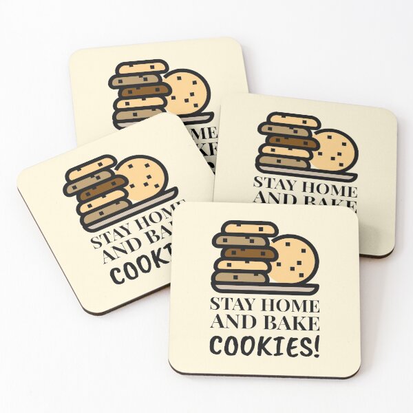 Item preview, Stay Home And Bake Cookies Cute Plate Full designed and sold by Telle Garcia.