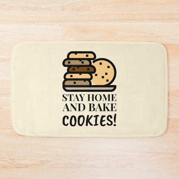 Item preview, Stay Home And Bake Cookies Cute Plate Full designed and sold by Telle Garcia.