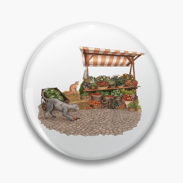 Item preview,  on which the animals also feel comfortable. The stray Fritz plays with an apple designed and sold by Sina Holste.
