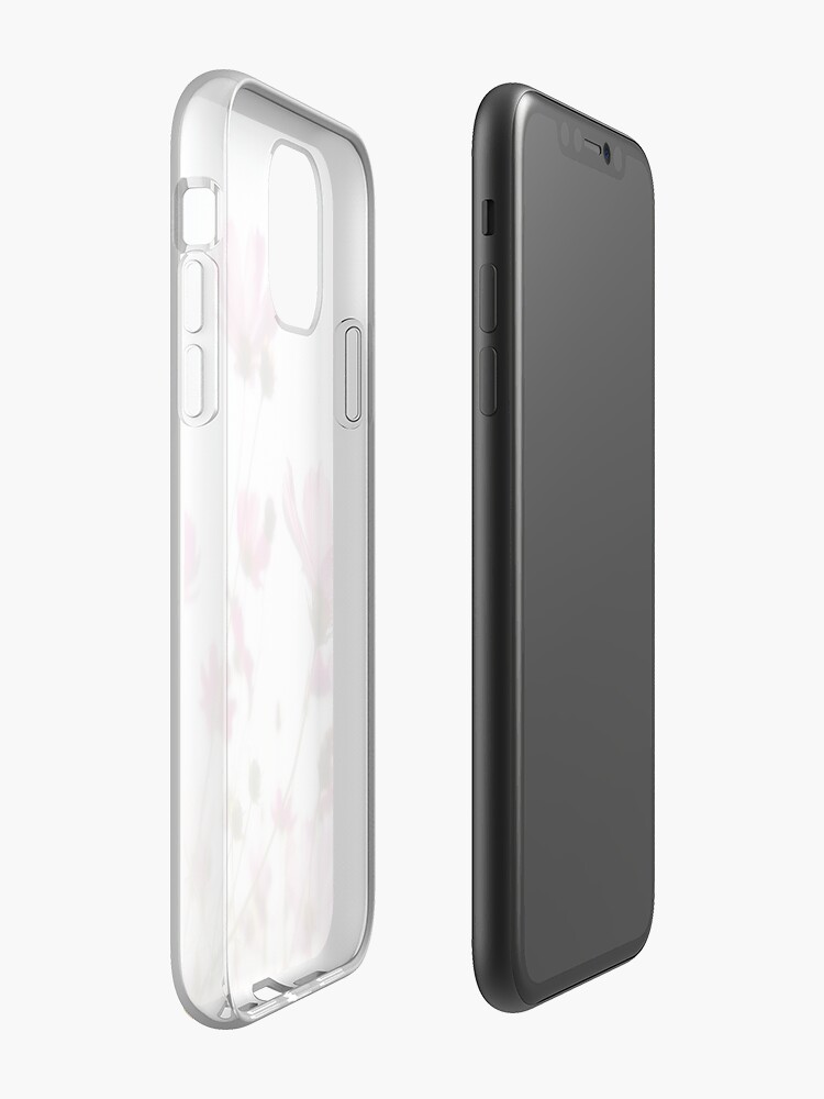 Alternate view of Pink flowers iPhone Case & Cover