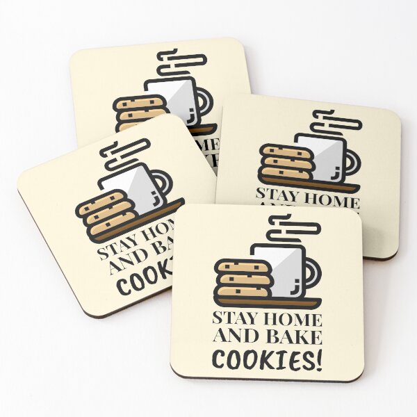 Item preview, Stay Home And Bake Cookies Cute Warm Milk designed and sold by Telle Garcia.