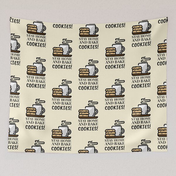 Item preview, Stay Home And Bake Cookies Cute Warm Milk designed and sold by Telle Garcia.