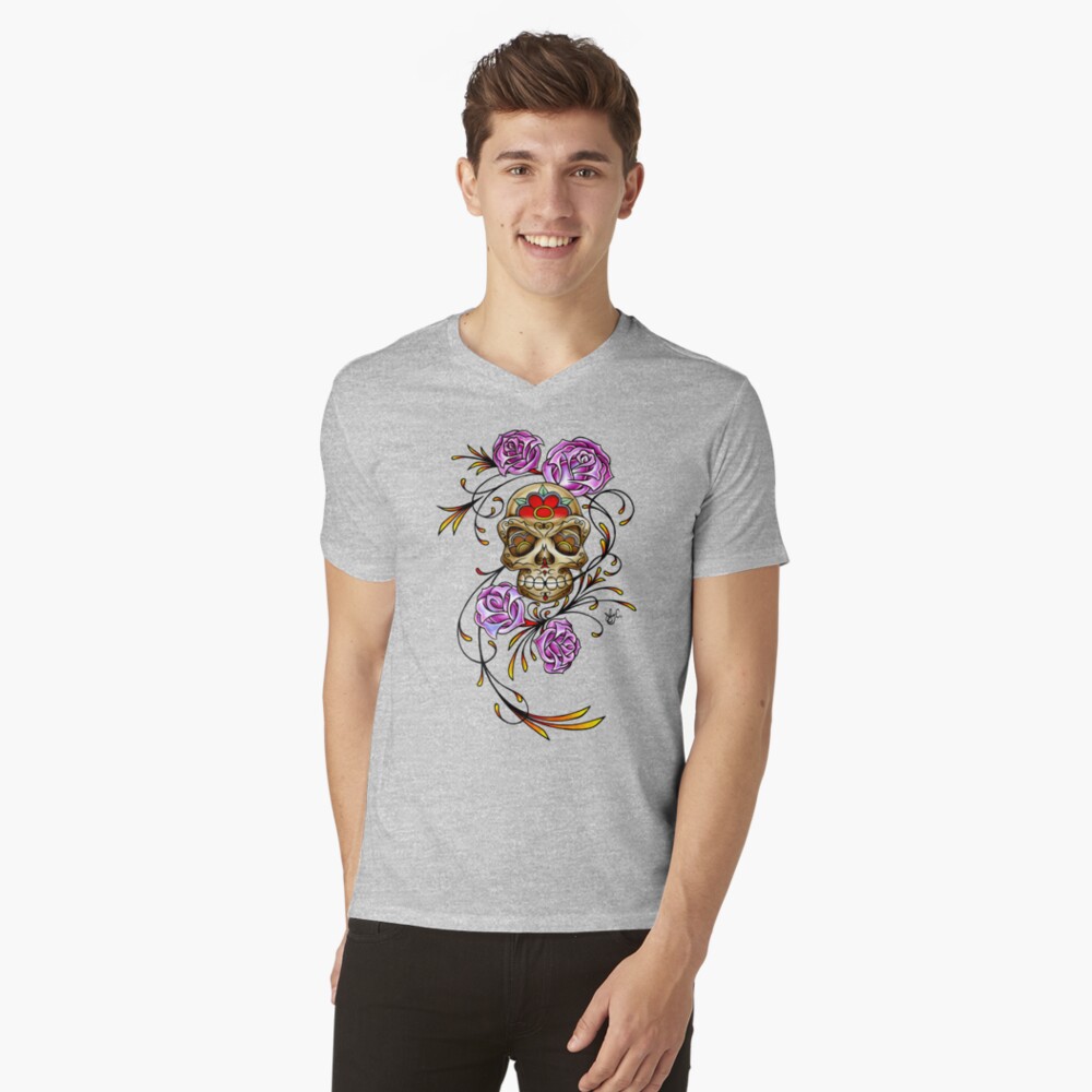 Item preview, V-Neck T-Shirt designed and sold by jabwai.
