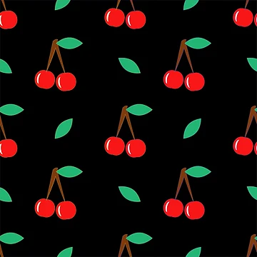 Artwork thumbnail, Cute Cherry Pattern Design by Merch_Tingz