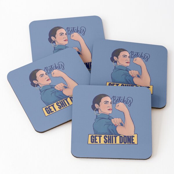 Item preview, Bitches get SHIT Done AOC designed and sold by FrictionMaxxing.
