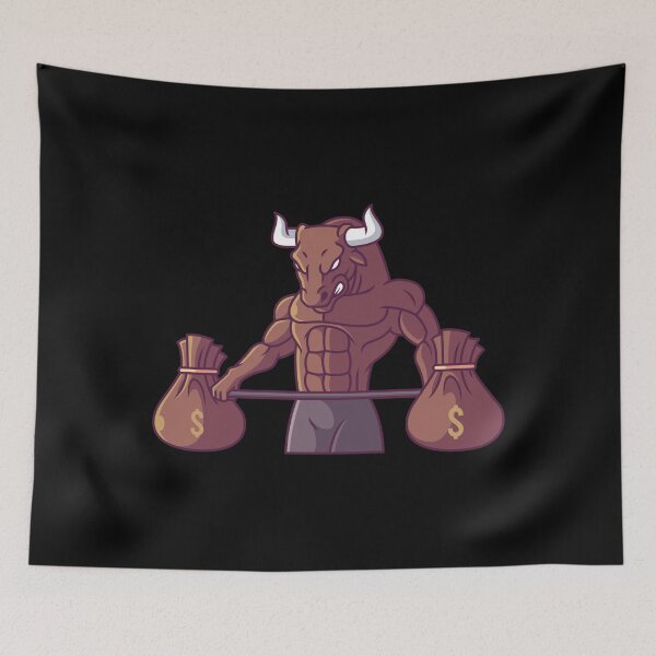 Item preview, Bull Market, stock exchange shares earn money designed and sold by tonstan.