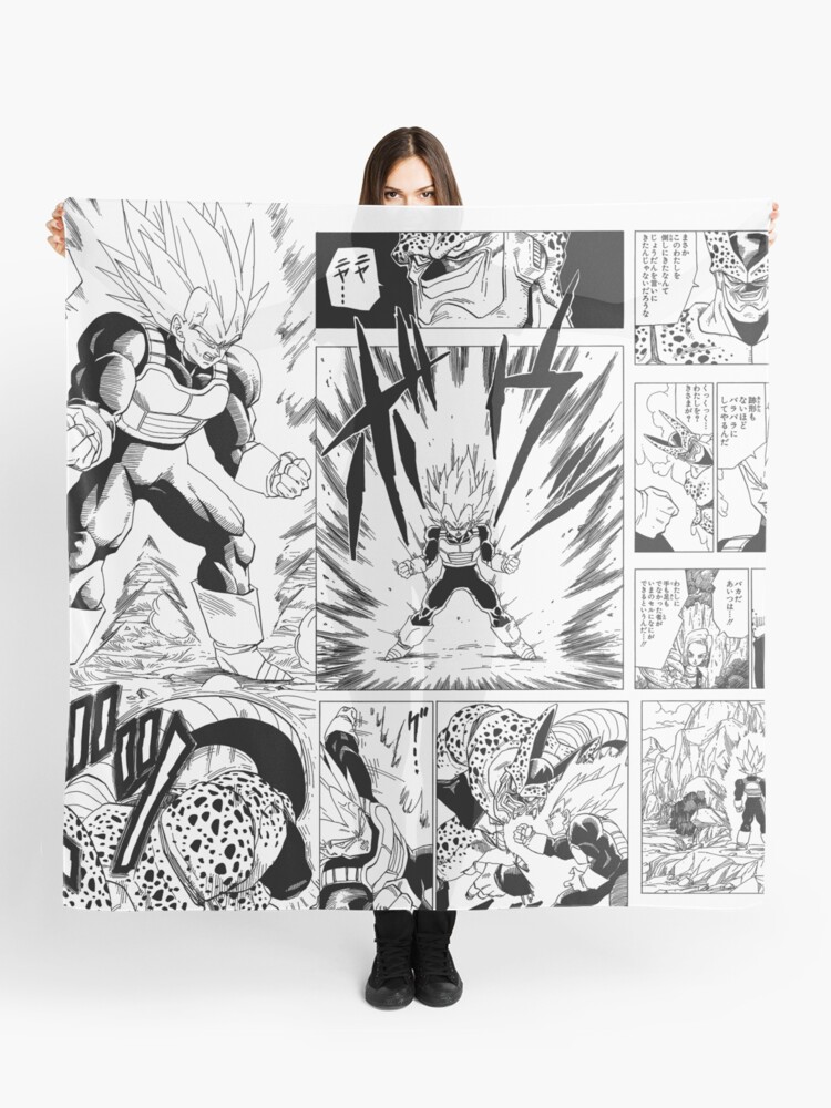 セル Vs ベジータの超パワー Cell Vs Sp Vegeta Dragonball ドラゴンボール Scarf By Gxrdxn Redbubble