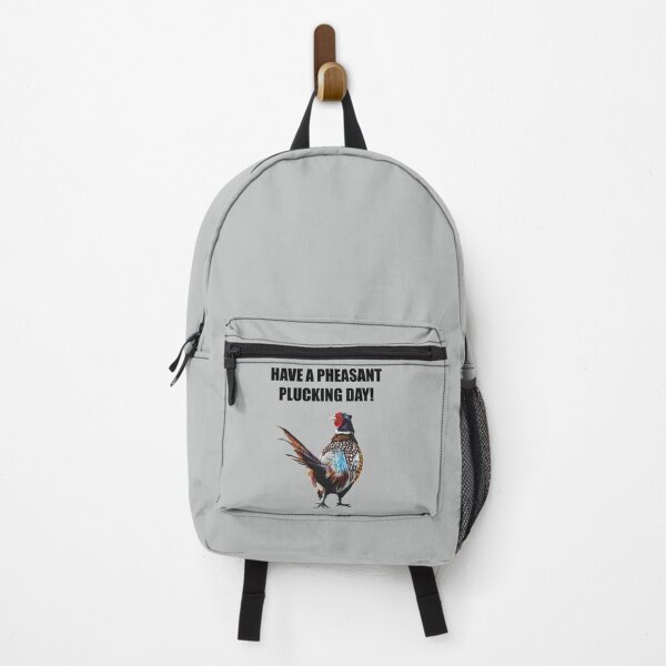 Item preview, HAVE A PHEASANT PLUCKING DAY fun slogan on a colourful pheasant design designed and sold by IslesArt.